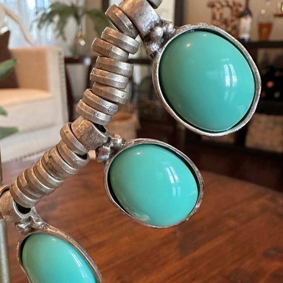 Turquoise Statement Necklace - Picture 3 of 3